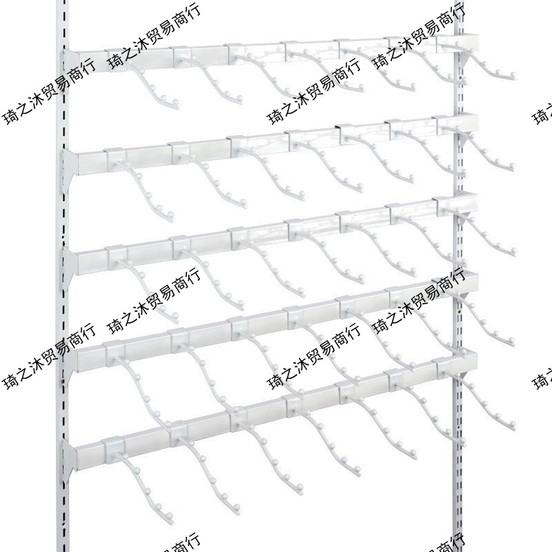 服装店内衣架子展示架上墙壁挂式文胸内衣内裤货架挂衣架白色挂钩