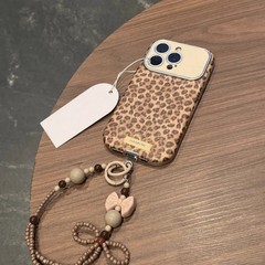 全包大视窗软皮质豹纹适用iPhone17/手机壳17pro纯色16磨砂15新款