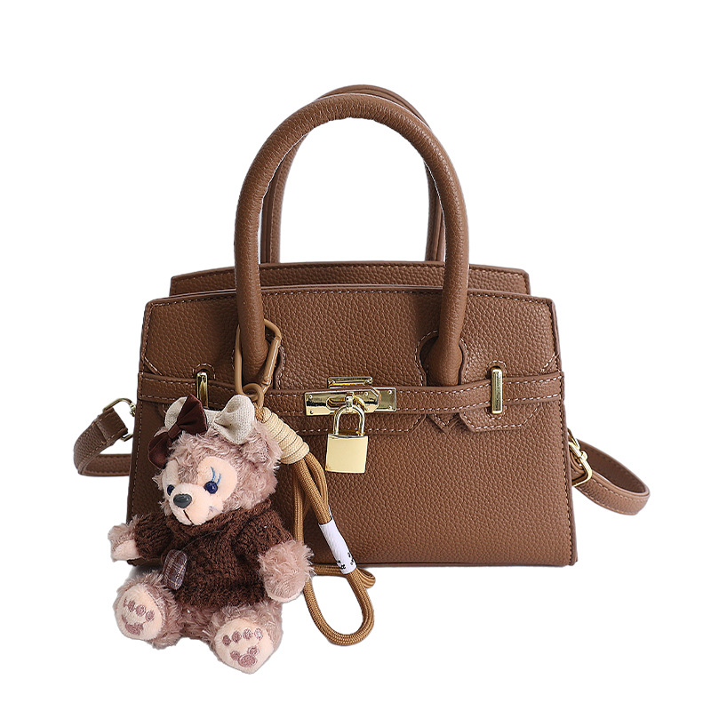 Bolso para mujeres 2026 nuevo estilo de alto nivel lichi estampado bolso de platino portátil de alto nivel de moda versátil bolso de hombro inclinado