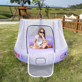 加厚海洋球池围栏婴儿宝宝玩具全自动充气波波池可折叠儿童小孩