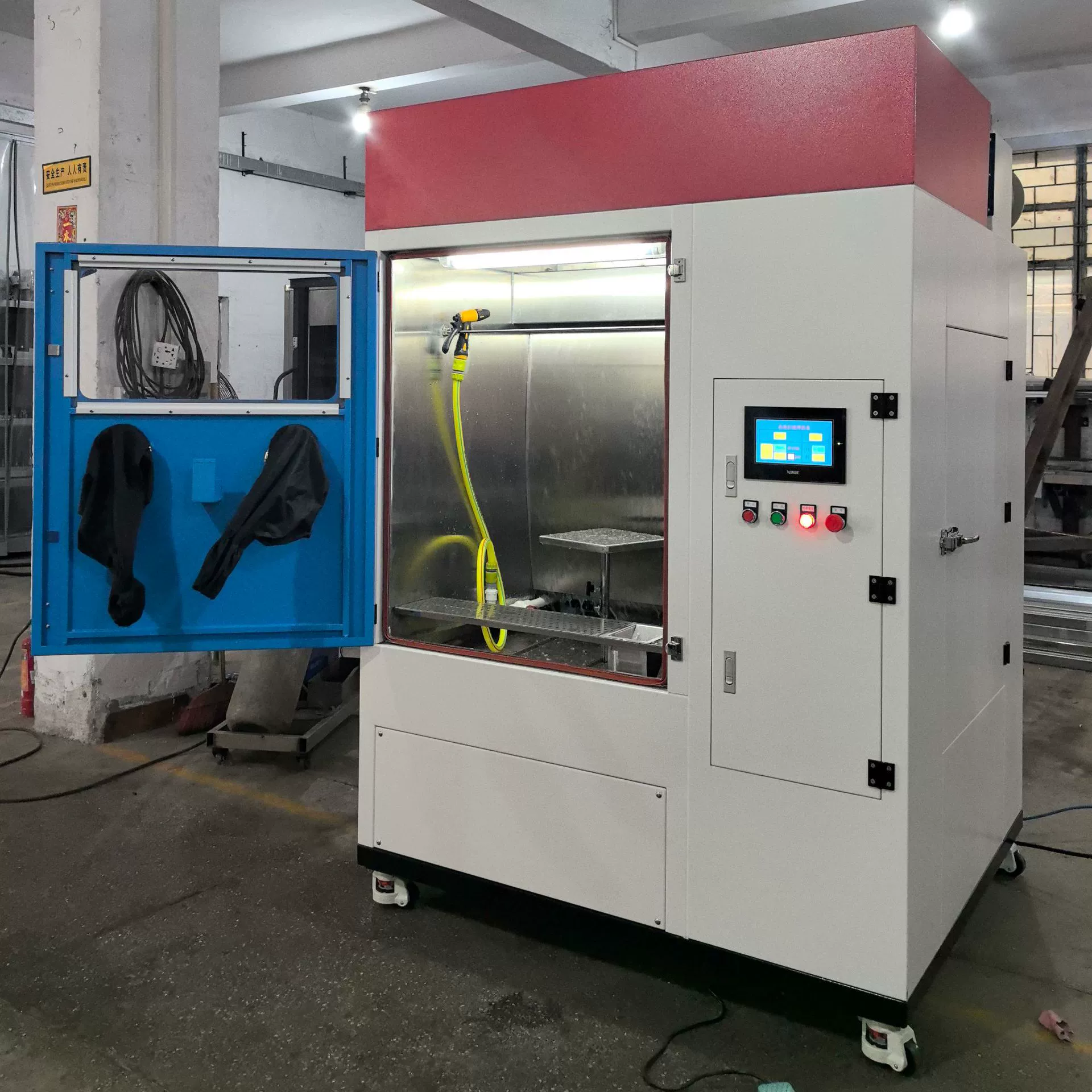 Заводское оборудование для распыления краски с водяной завесой из нержавеющей стали, изготовленное на заказ в Фошань, экологически чистое оборудование для удаления пыли.