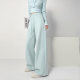 American Style High Waist Sports Pants Women's Spring 2025 New Arrival Ant Waist Sweatpants Loose Sycamore Wide Leg Casual Long Pants