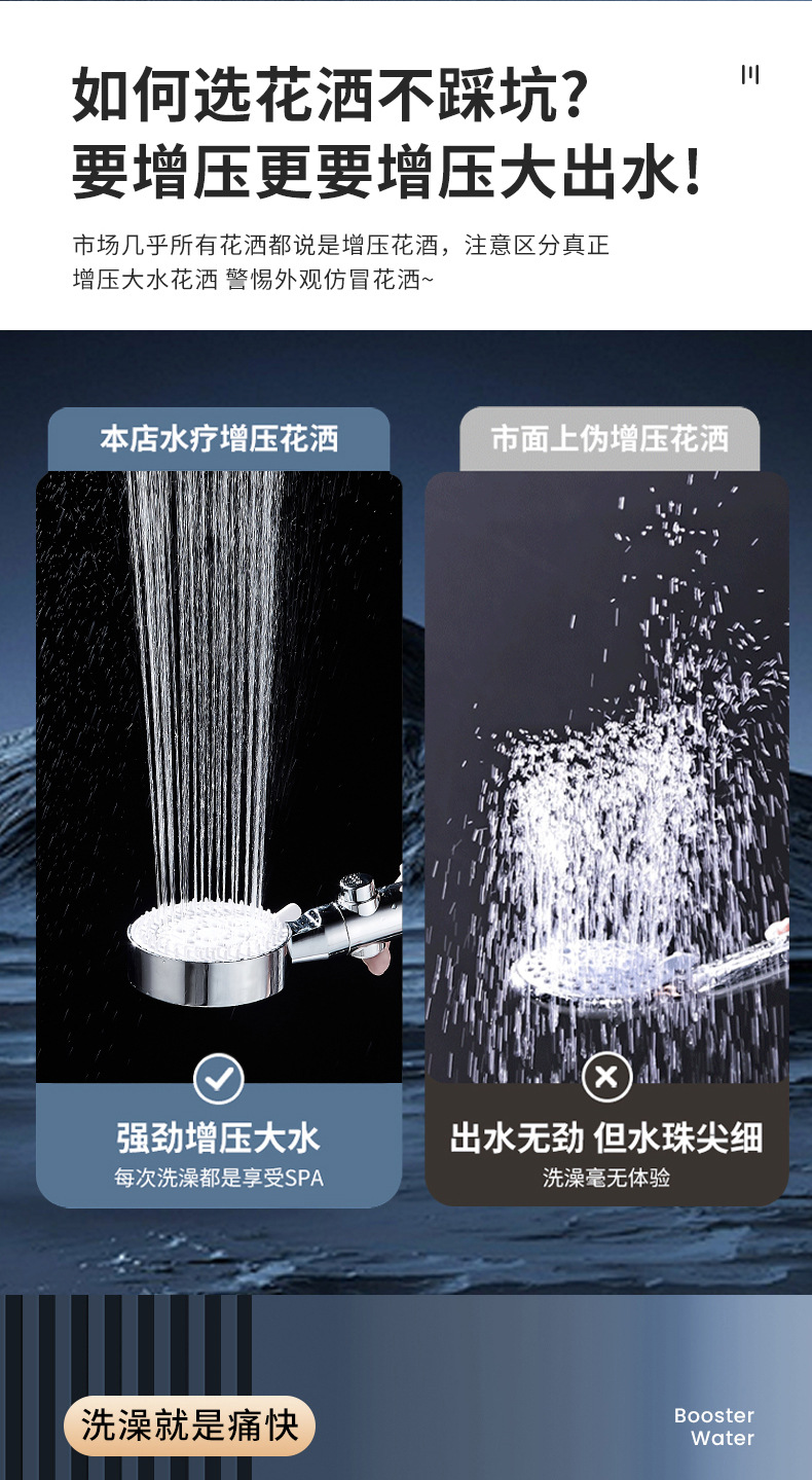 Pressurized shower head, shower filter, bath faucet, bathroom heater, bath hose stand, showerhead set undefined