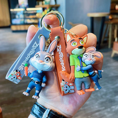 新しいズートピアペンダント漫画人形ジュディ人形かわいいキーホルダー漫画かわいいバッグペンダント