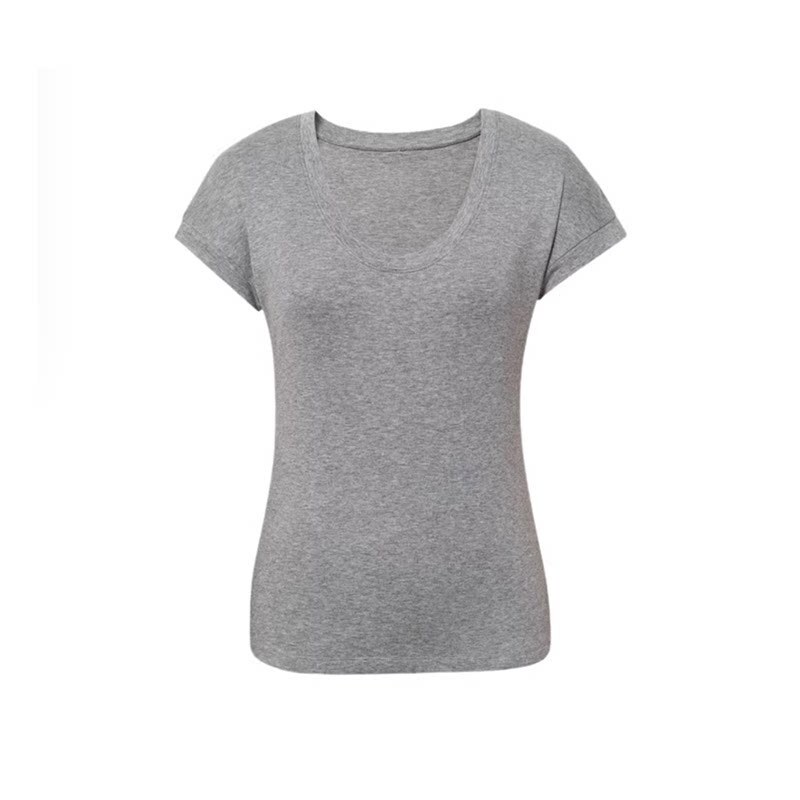 26 Spring New Style Five-Color Merino Wool Short-Sleeved T-Shirt for Women, Versatile, Skin-Friendly, Breathable, Slimming Top 5H4900511X 26 Spring New Style Five-Color Merino Wool Short-Sleeved T-Shirt for Women, Versatile, Skin-Friendly, Breathable, Slimming Top 5H4900511X