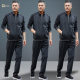 Middle-aged and elderly sports suit men's spring and autumn dad casual wear 2025 new middle-aged sports clothing men's three-piece suit