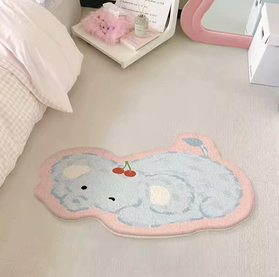 Avtomobil döşəmə paspasları – bathroom absorbent cooling foot mat - 26720fyrdd-12-4060cmthickened-imitation-cashmere