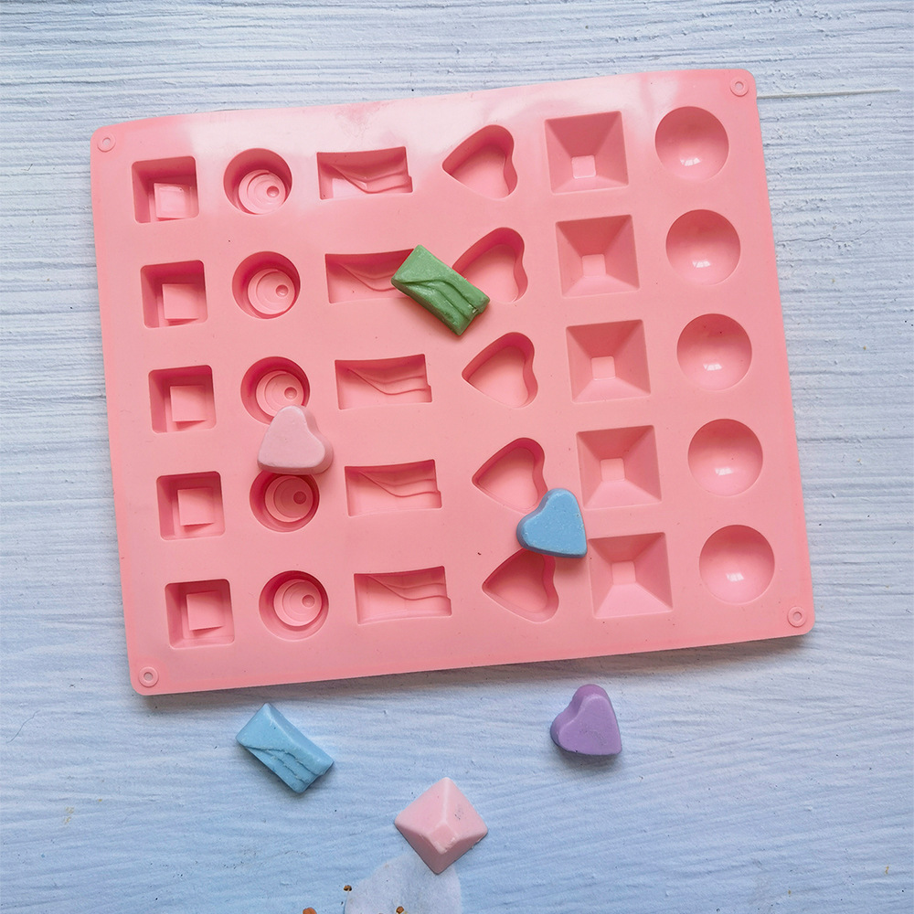 30 6 grupos de molde de silicona semicircular 121 pastel helado pudín molde de postre jabón utensilios