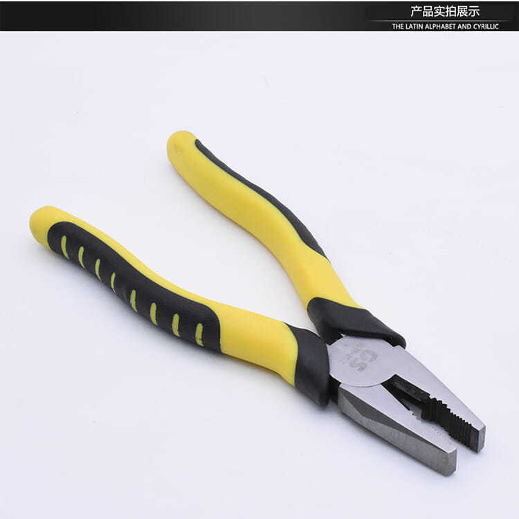 Herramientas de hardware de reparación de motocicletas eléctricas electricista tijeras especiales Alicates de alambre alicates planos de línea discontinua de 8 pulgadas