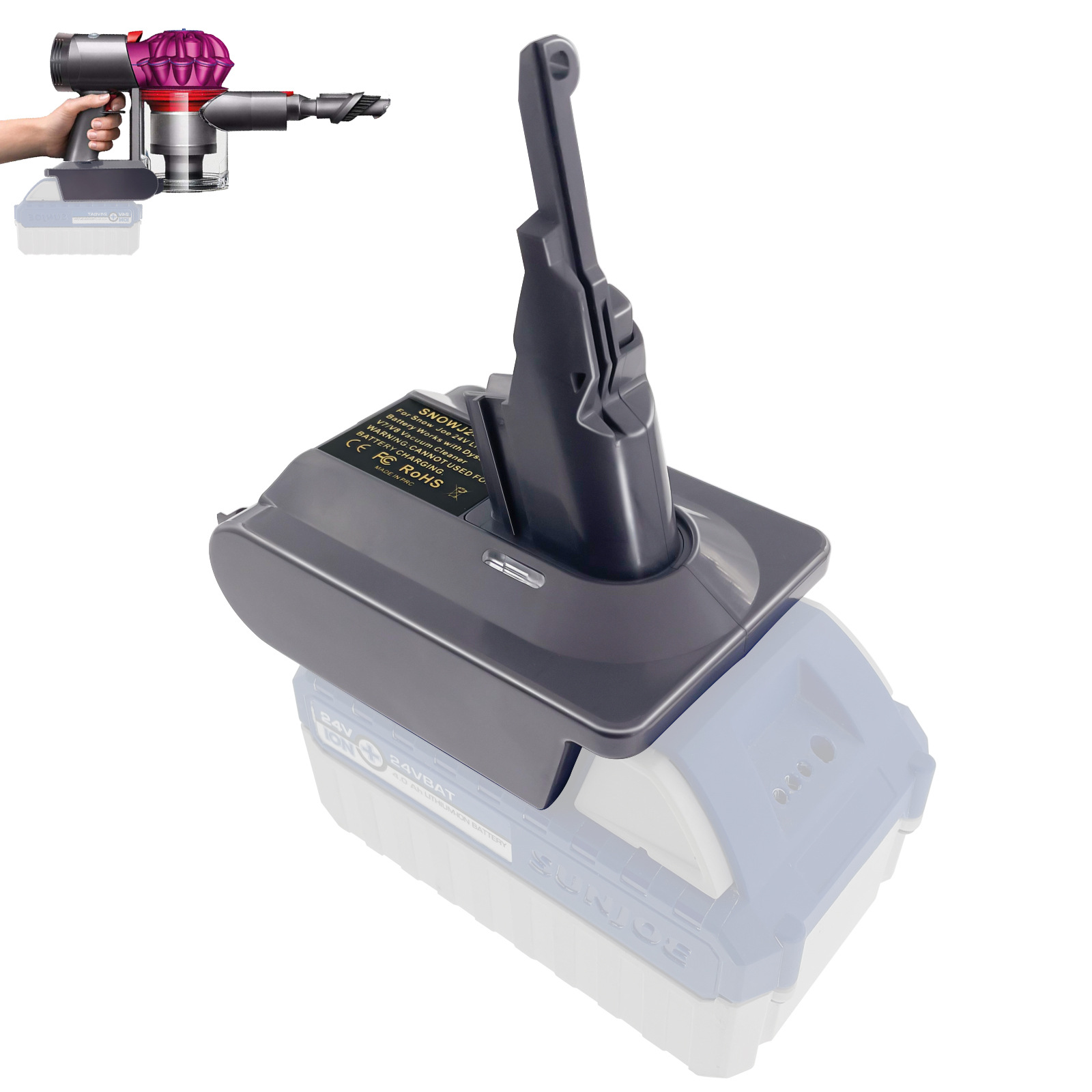 Nieve Joe a Dyson V7V8 SNOWJ24V7V8