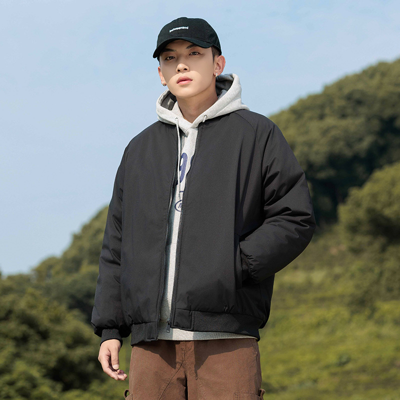 Chaqueta de bolsillo de plumón de alta gama, chaqueta de piloto estadounidense a prueba de viento, chaqueta de herramientas para hombres, otoño y invierno personalizados image 12