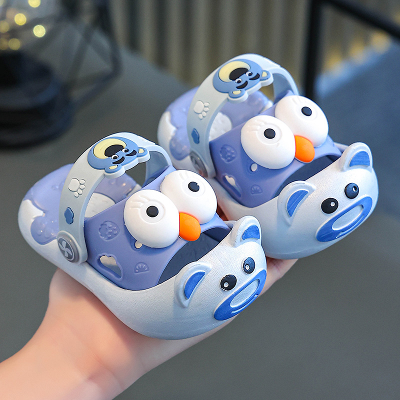 큰 아이드 베어 바오터우 샌들-블루