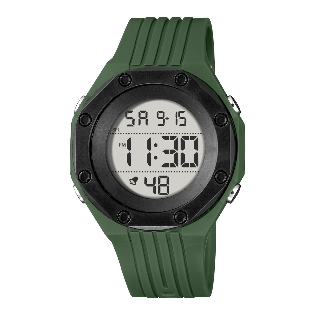 Moda juvenil nocturna cronometraje deportivo reloj electrónico estudiantes alarma multifuncional al aire libre reloj electrónico mayorista