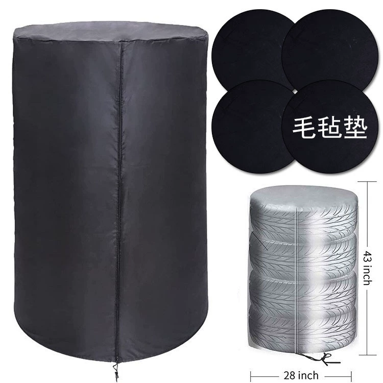 Чехол для запасного колеса Amazon из ткани Oxford, защита от пыли и солнца для 4 шин