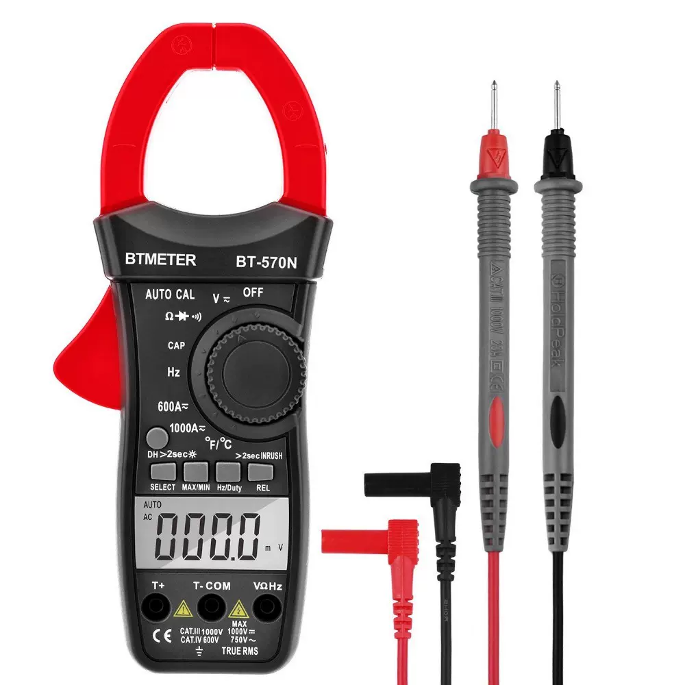 跨境批发钳形表万用表数字电流表钳型钳流交直流自动570N精准