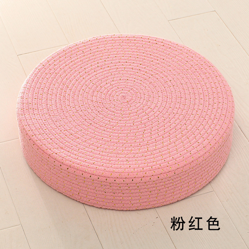 床に座る丸いマット、畳、布団クッション、床座り、家庭用瞑想マット、出窓、北欧|undefined