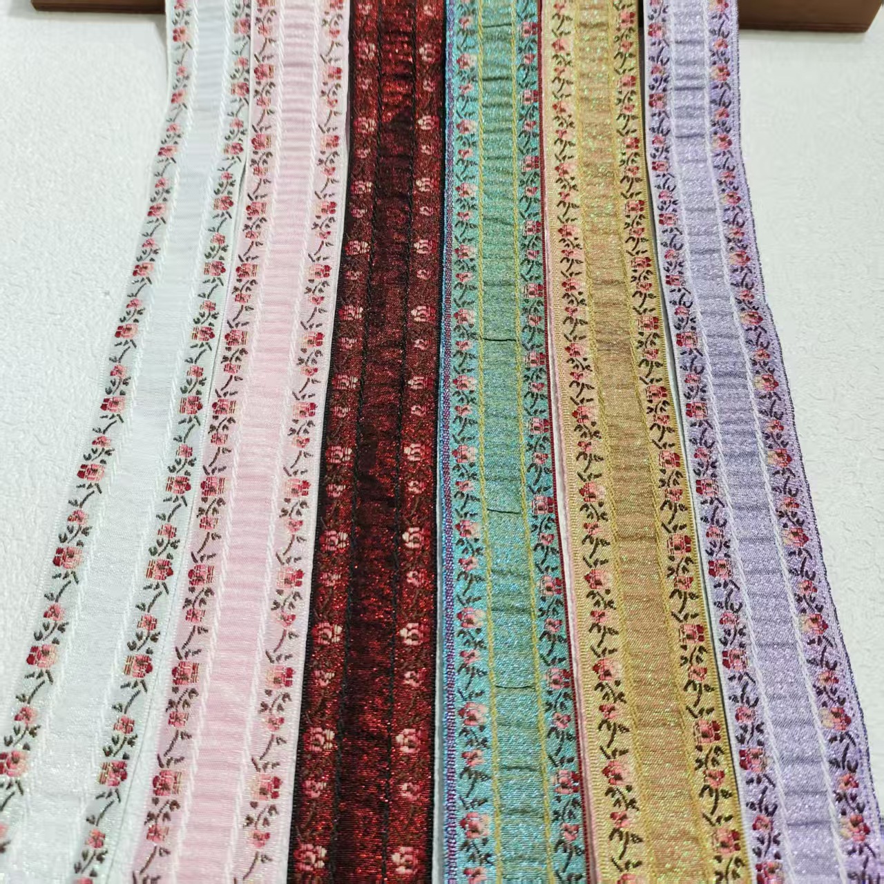 民族风格织带复古涤纶提花刺绣包边织带辅料diy服装包包装饰花边