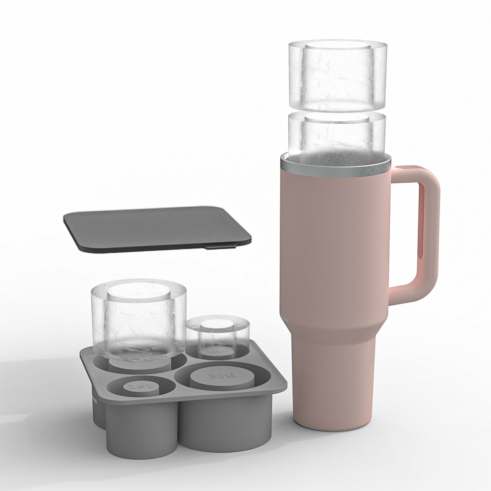 Bandeja de hielo Amazon Stanley Portavasos Stanley Taza de agua Stanley Película de cubitos de hielo de silicona Stanley