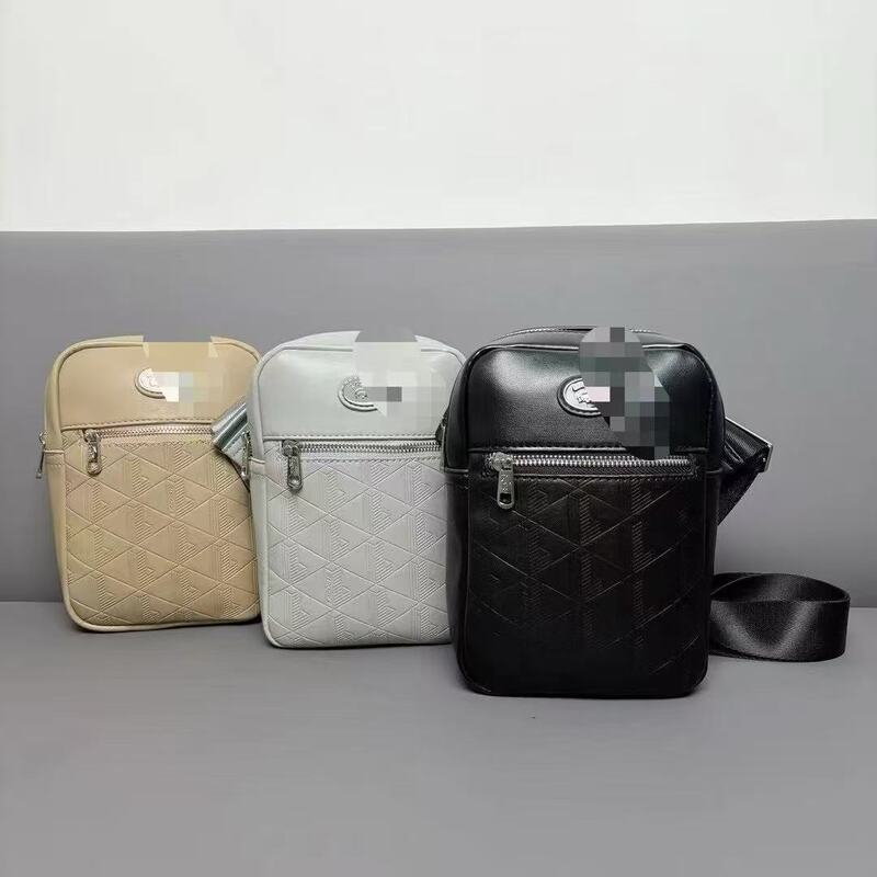 2025 Crocodile New Men's Bag Casual Men's Backpack Foreign Trade Wholesale Fashion Shoulder Bag Crossbody Bag Factory Direct Sales