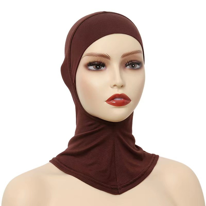 Cotton Elastic Base Scarf Cap, modal-cotton, single-layer, one size fits all