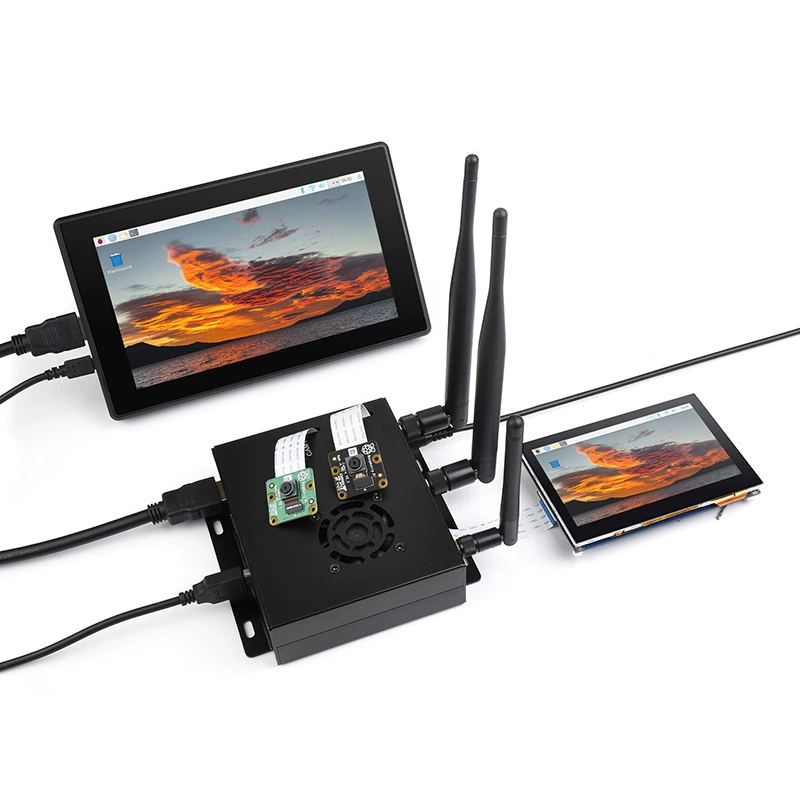Compute Module 4 expansion board CM4‑DUAL‑ETH‑WIFI6‑BASE, двойной Ethernet, Wi‑Fi 6, M.2 E‑Key