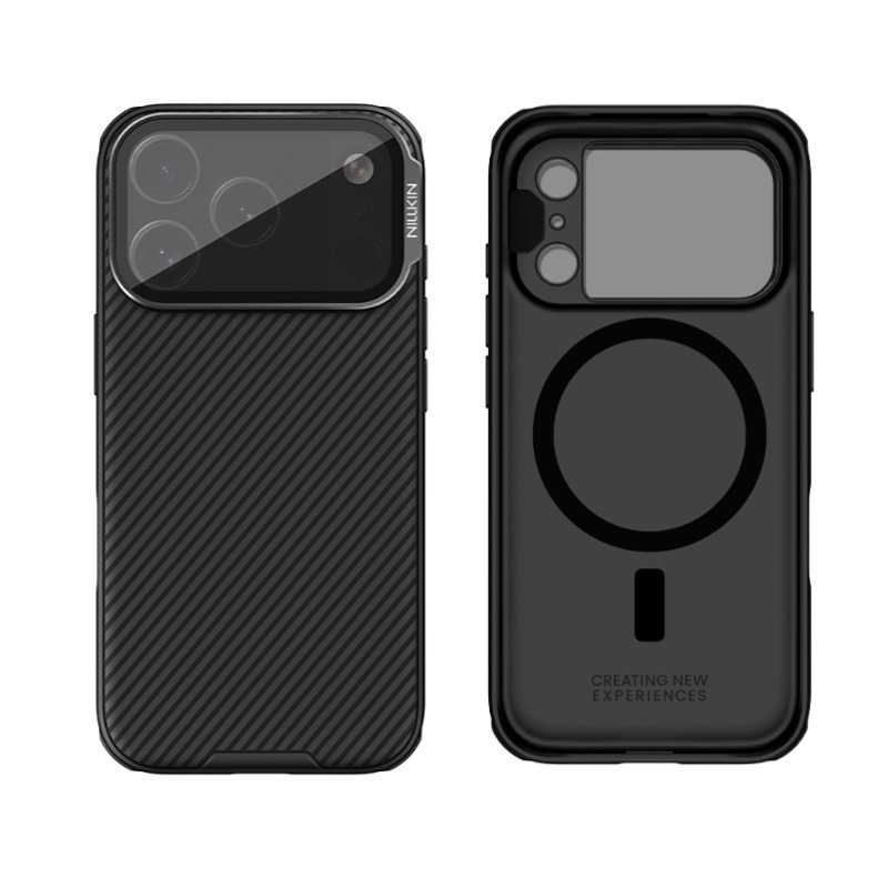 Nillkin适用iPhone 17 Pro max磁吸手机壳透明镜盖支架保护套黑镜|undefined