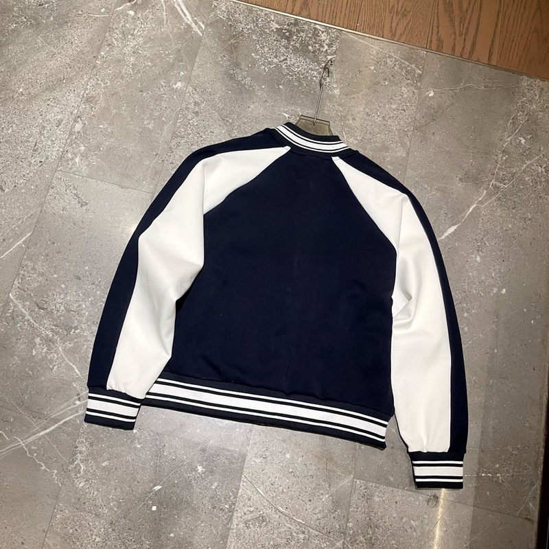 12936新款空气棉拼接袖棒球服外套卫衣女长袖t恤上衣男女同款ins|undefined