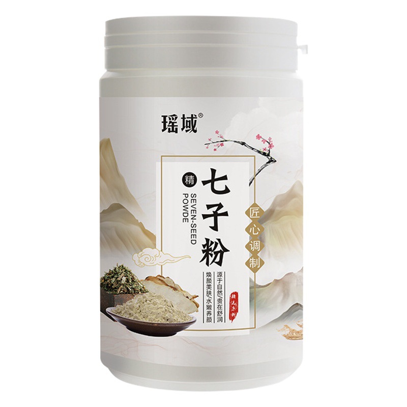 1 Piece Dropshipping Yaoyu Qizi Powder 500g Facial Mask Hydrating Beauty Salon White Soft Mask Powder Canned Live Broadcast Hot Model