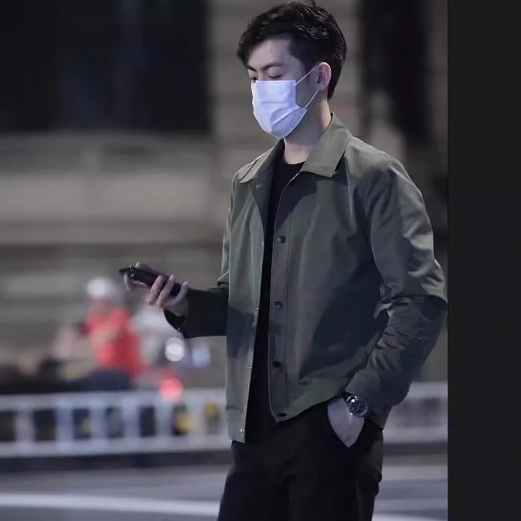 Jacket Men's Summer Business Casual Lapel Executive Jacket Large Size Men's 2025 New Spring & Fall Thin Coat