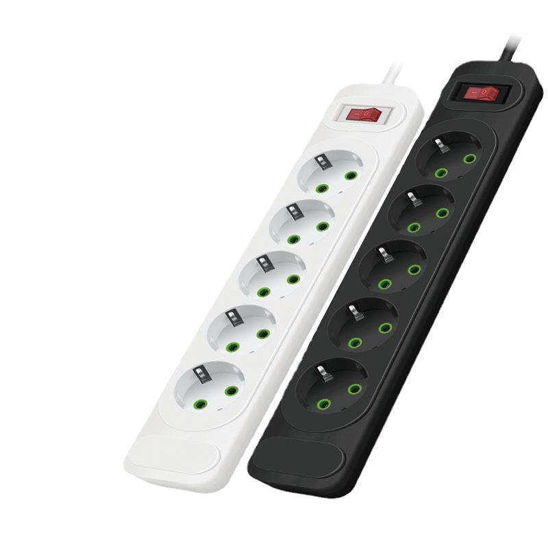 跨境智能扩展插座欧规专用孔插排多孔功能排插家用办公排插拖线板