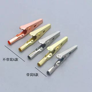 厂家彩色金属鳄鱼夹 小铁夹 多规格混批 办公收纳手工DIY通用夹子