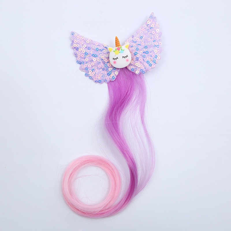 Kid's Cute Unicorn Plastic Hair Clip display picture 8