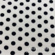 Spring and Summer New Stretch Knitted Printed Polka Dot 32 Polyester Pull Rack Single-sided Printed 0.5cm Polka Dot Clothing Base Fabric