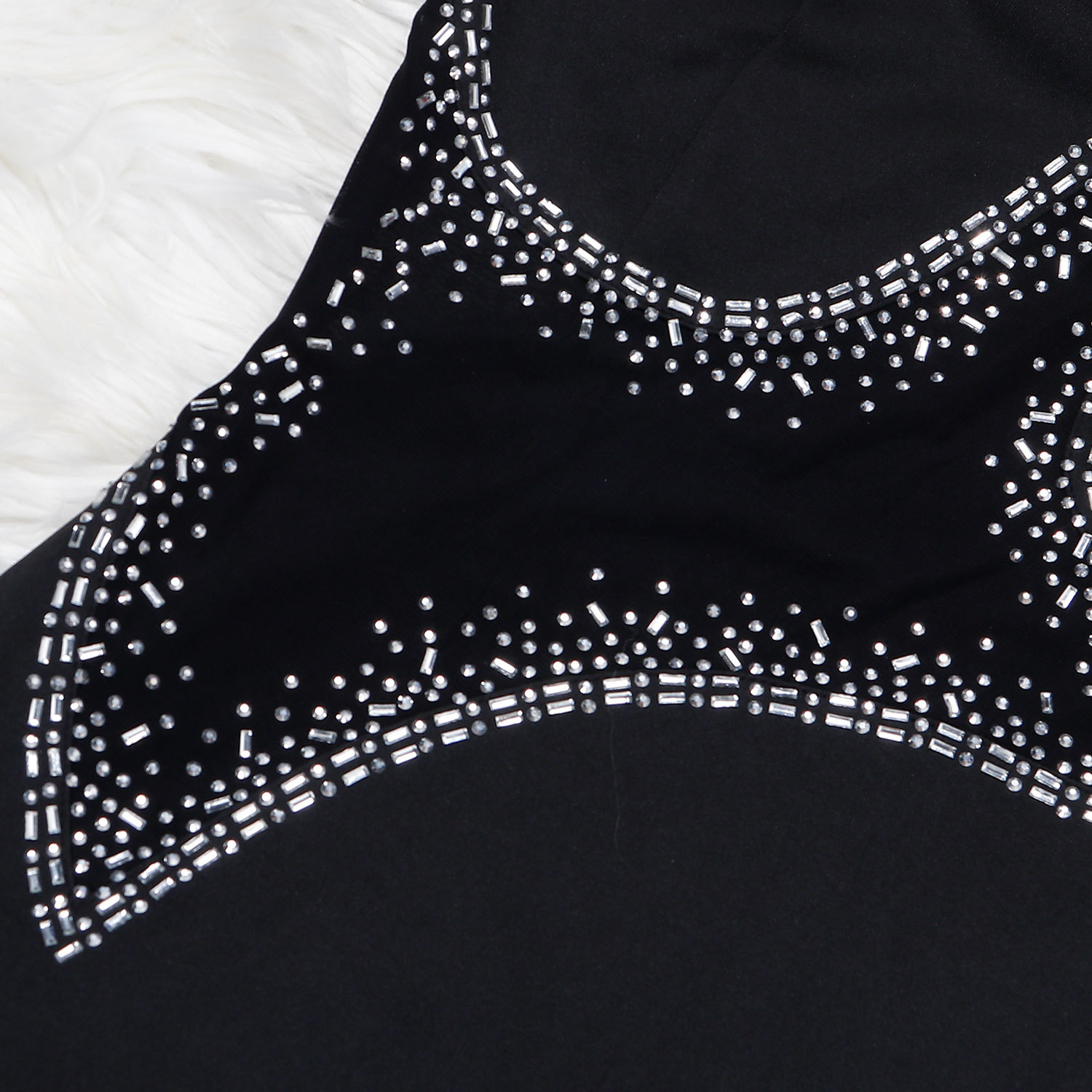Sexy Slim-Fit Mesh Rhinestone Dress Nightclub 21 Sexy Slim-Fit Mesh Rhinestone Dress Nightclub