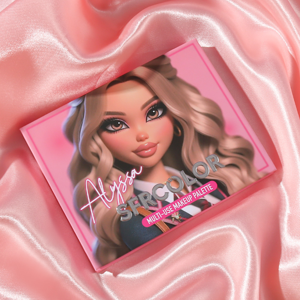 s.f.r color transfronterizo exclusivo para perlas mate rosa Barbie 10 color papel de sombra de ojos maquillaje al por mayor