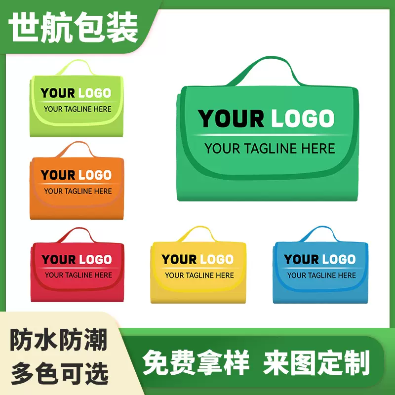 定制野餐垫大面积加厚防潮垫户外帐篷卡通地垫海边沙滩野餐布便携