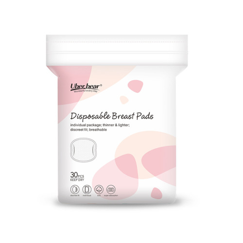 British Uberbear anti-overflow breast pads, postpartum breast pads, disposable breast pads, breathable lactation overflow breast pads, breast pads