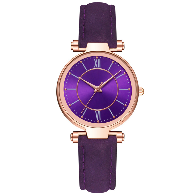 Deseo reloj de moda de las mujeres de alto grado nicho de temperamento nuevo reloj de mujer rueda de sol romana dial personalizado