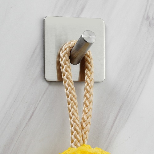 Cross-border 304 stainless steel hooks, strong sticky hooks, door coat hooks, hardware coat hooks, no punching metal coat hooks