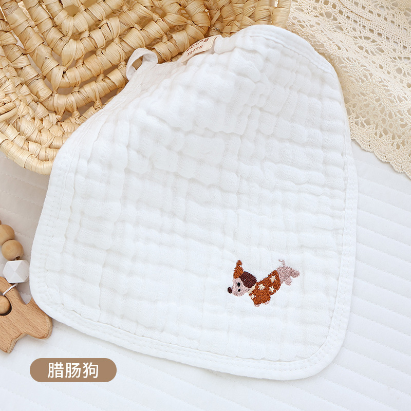 六層の泡の糸の赤ちゃんの小さい方のタオルの柔らかい吸水の赤ちゃんの専用の顔のタオルのa類の新生児のよだれのタオル|undefined
