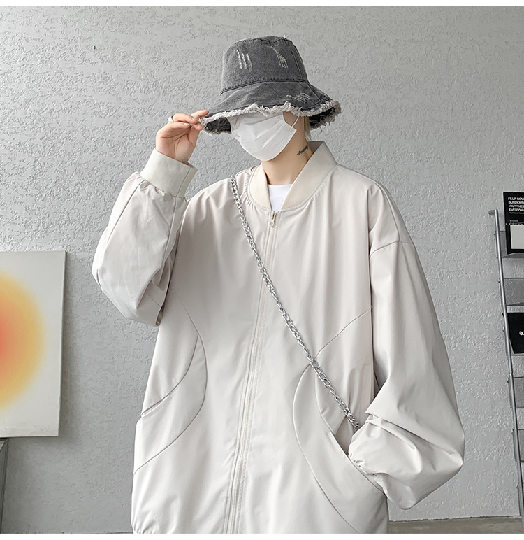 Men's Pilot Baseball Jacket American Style Spring Autumn Green_voghion.com