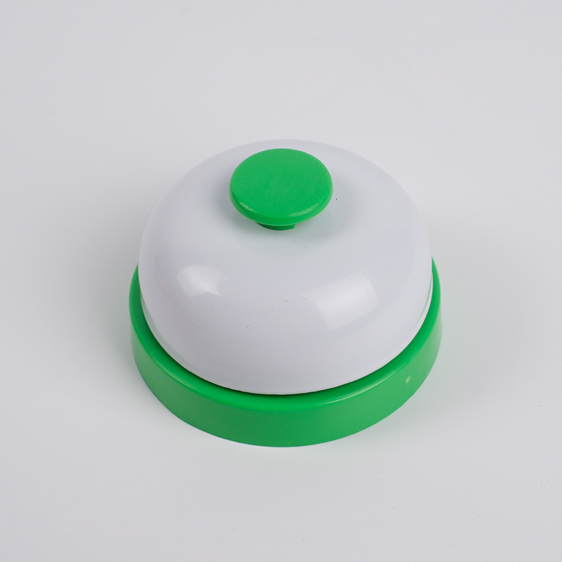 Juegos de mesa de juguetes de timbre de metal con espejo galvanizado botón de timbre plateado timbre de timbre de mano timbre de timbre de timbre de timbre de timbre