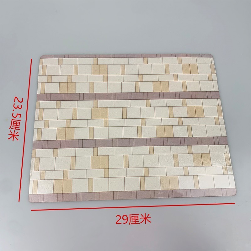 Construcción de bloques de ladrillo de pared de cemento para construir una casa mini juguete para niños albañil casa bricolaje hechos a mano ladrillos rojos