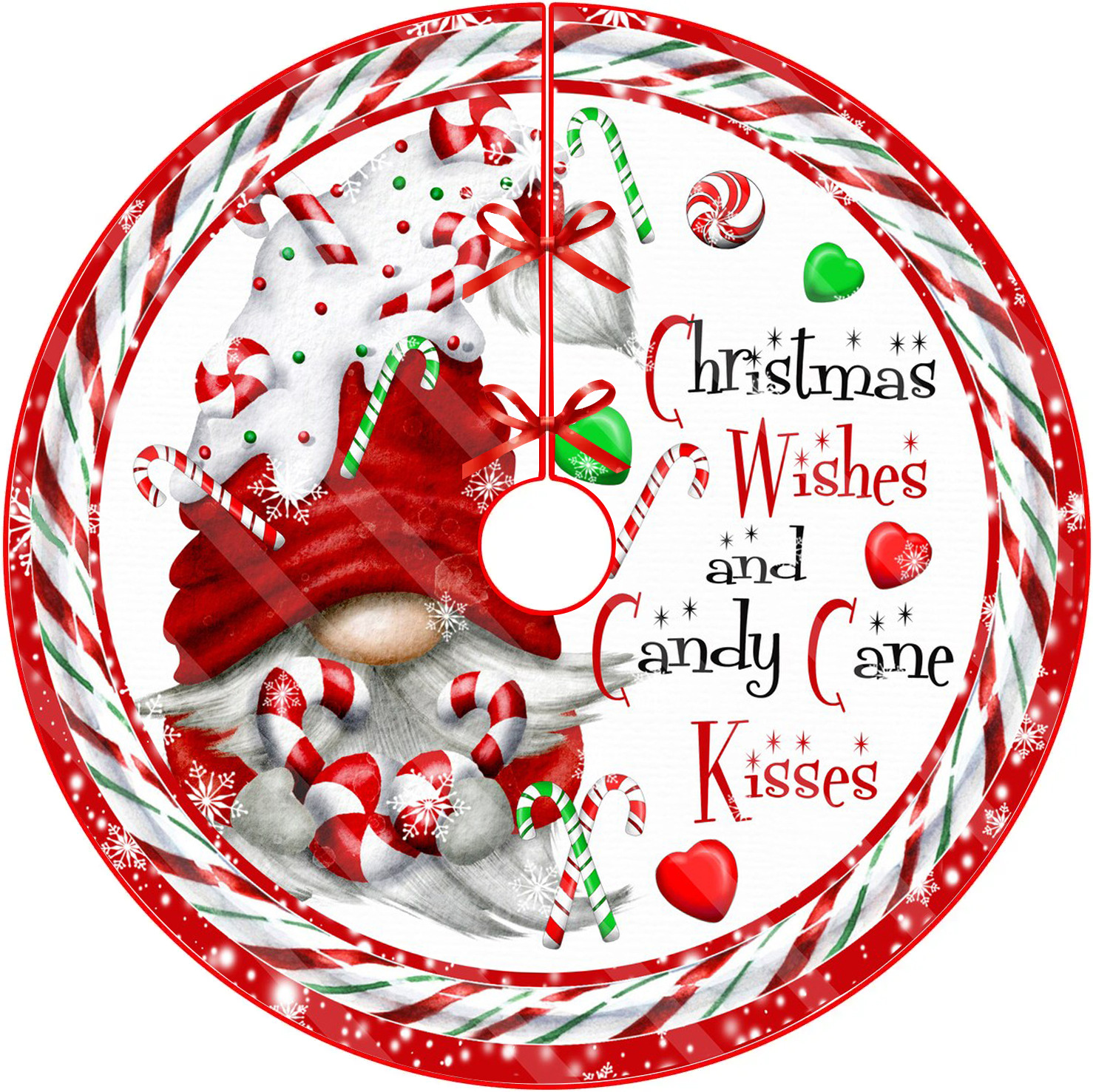 Falda del árbol de Navidad Decoración navideña falda del árbol muñeco de nieve Decoración del árbol de Navidad Alces rojos Falda del árbol de Santa