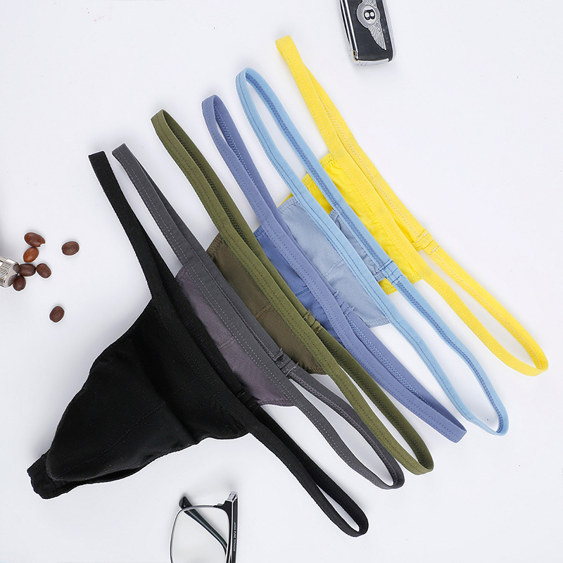 FC new low-waisted sexy men's thong modal breathable simple high-grade stretch T-pants pure desire wind Special