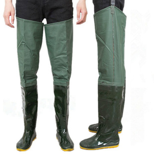 Hualu brand professional transplanting pants fishing pants folding transplanting water pants rain boots Korean Fishing Fishing pants
