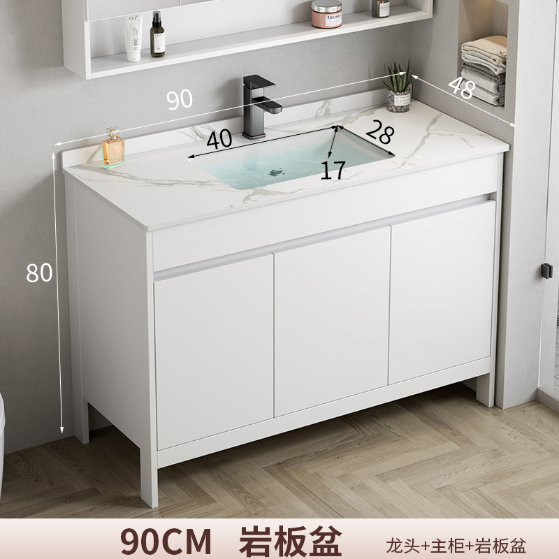 9048 roca placa lavabo gabinete + grifo conjunto completo