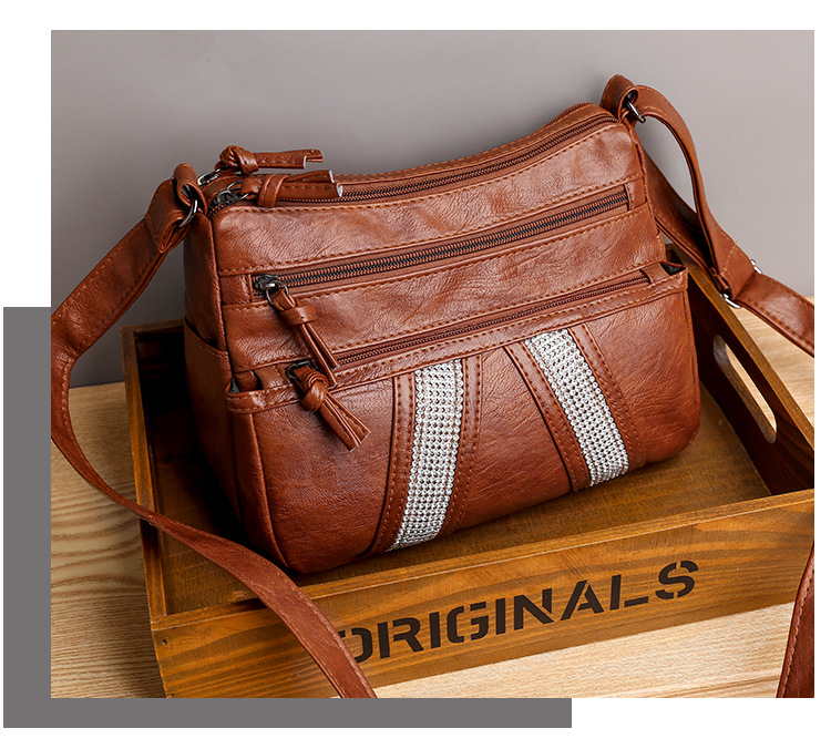Dames crossbody tas met diamantdetails en grote capaciteit_voghion.com