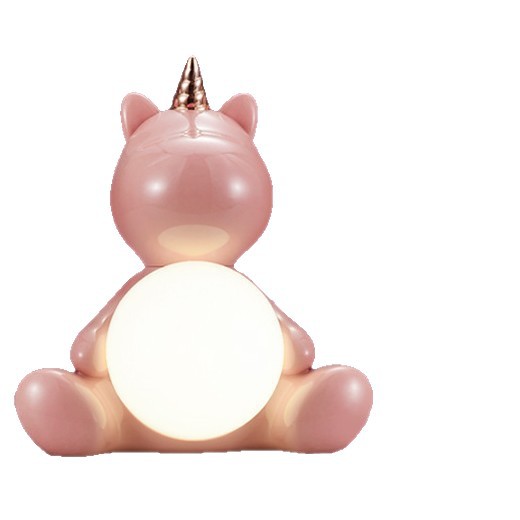 Lámpara de escritorio RGB colorida lámpara de atmósfera recargable controlada por teléfono móvil dormitorio estudio luces creativas unicornio luz de noche