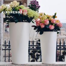 芯苼 韩式养花桶创意鲜花桶花店专用塑料花筒家用插花艺装饰醒花